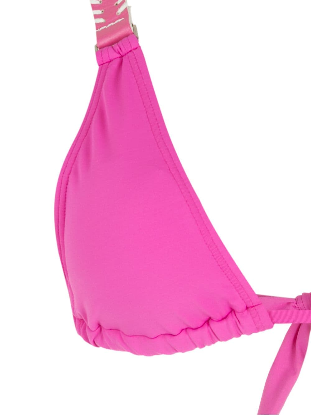 Shop Amir Slama Tie-fastening Triangle Bikini Set In Rosa