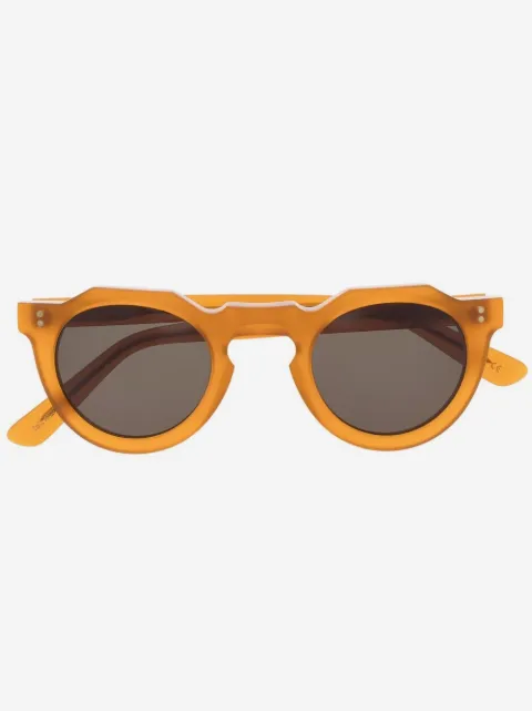 Lesca Pica round-frame sunglasses