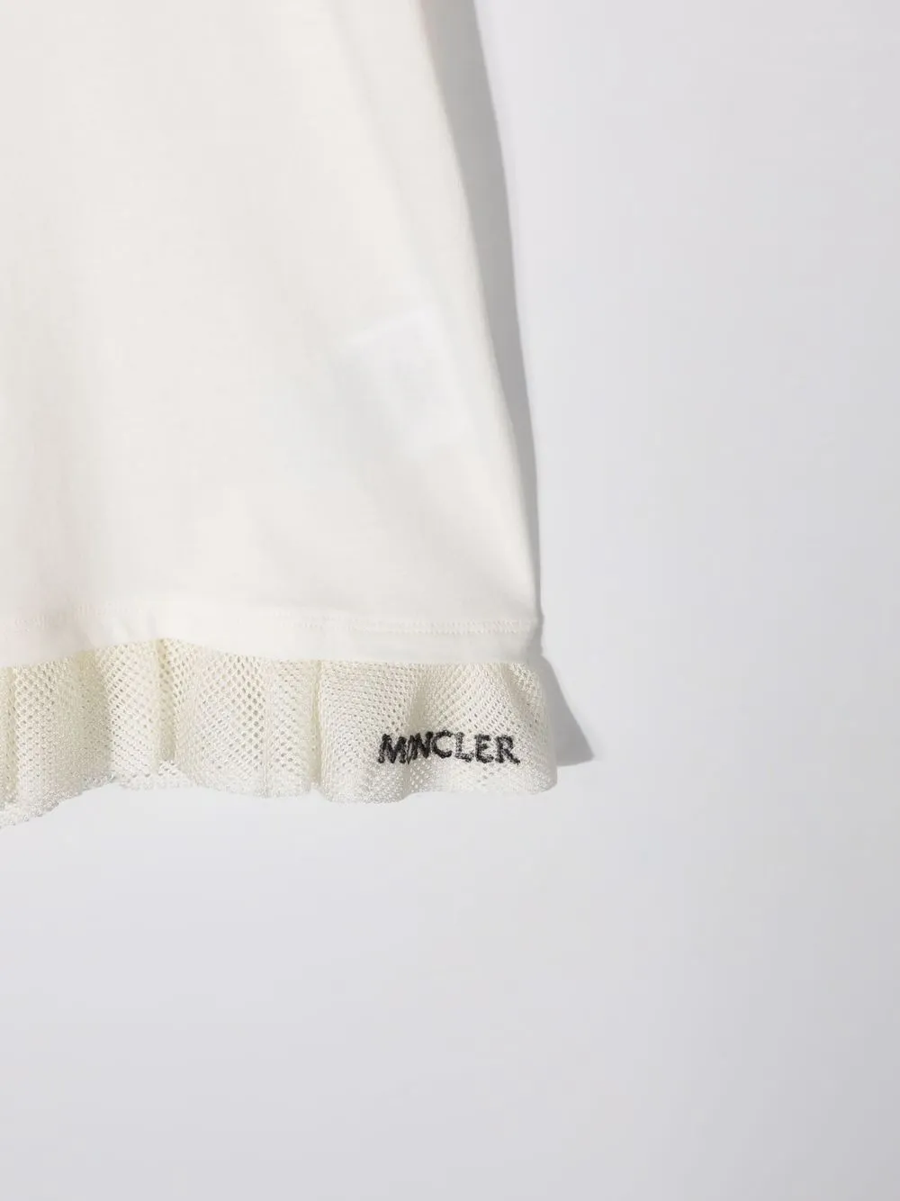 фото Moncler enfant футболка с оборками