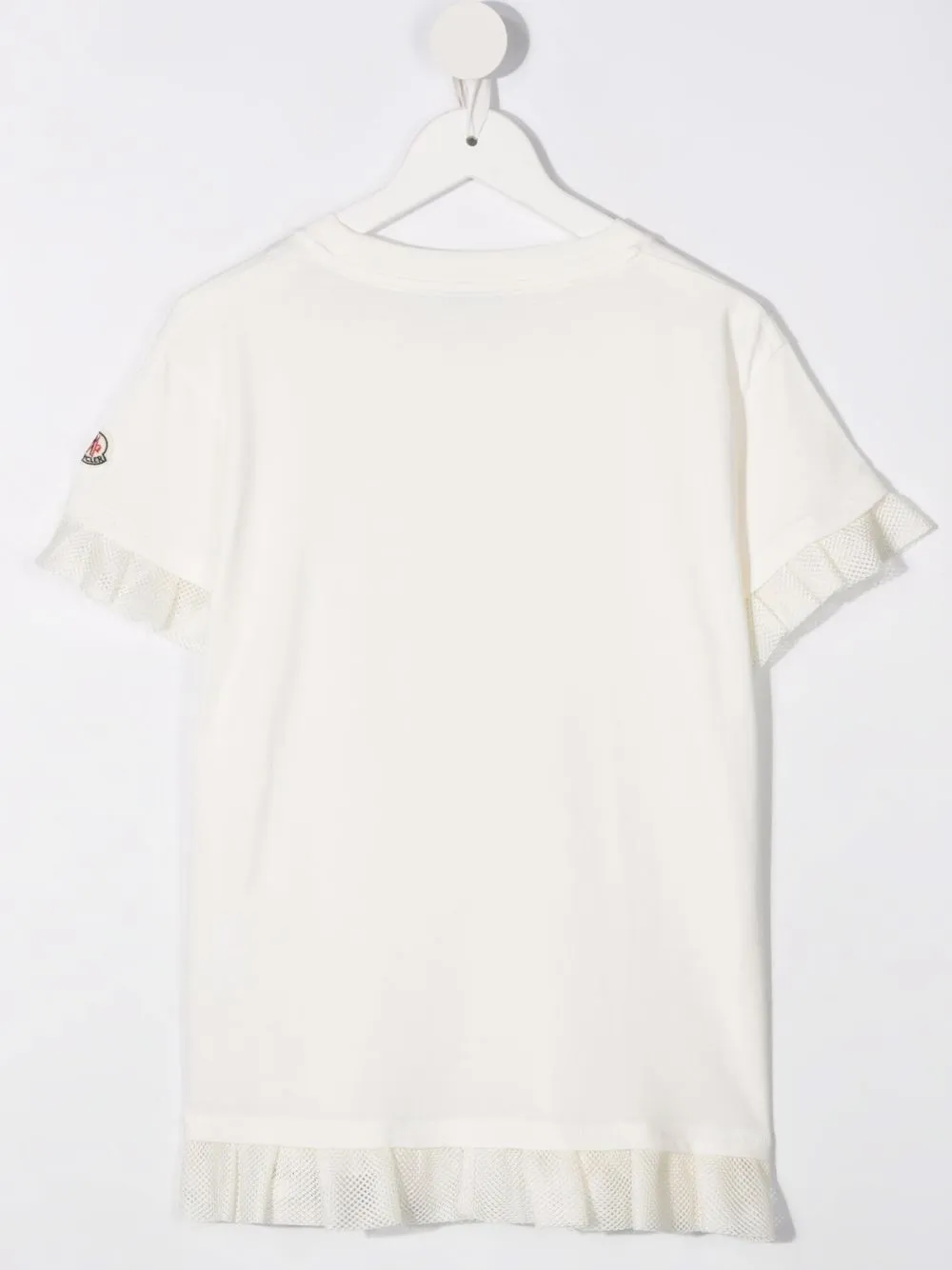 фото Moncler enfant футболка с оборками
