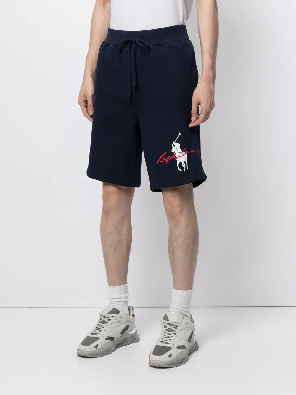 фото Polo ralph lauren спортивные шорты с логотипом