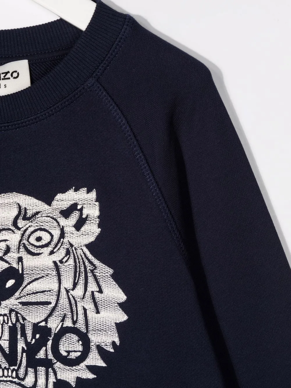 фото Kenzo kids толстовка с вышивкой tiger