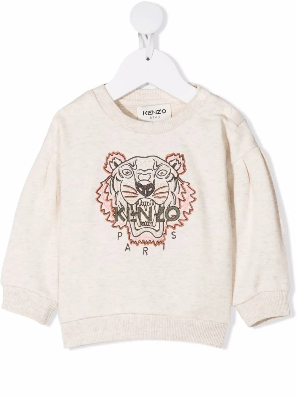 фото Kenzo kids толстовка с вышивкой tiger