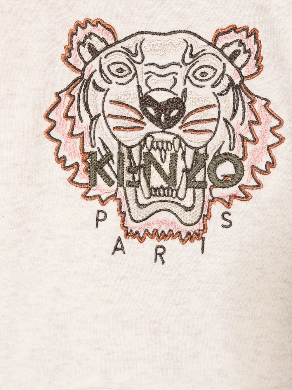 фото Kenzo kids толстовка с вышивкой tiger