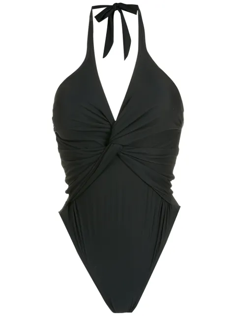 Amir Slama V-neck swimsuit