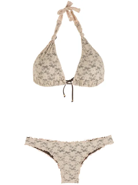 Amir Slama bikini con encaje