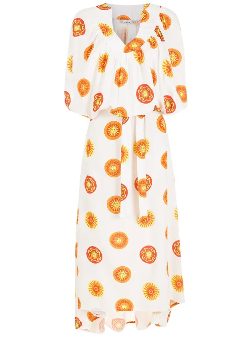 Caftan à taille nouée - Amir Slama - Modalova