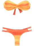 Amir Slama printed bikini set - Orange