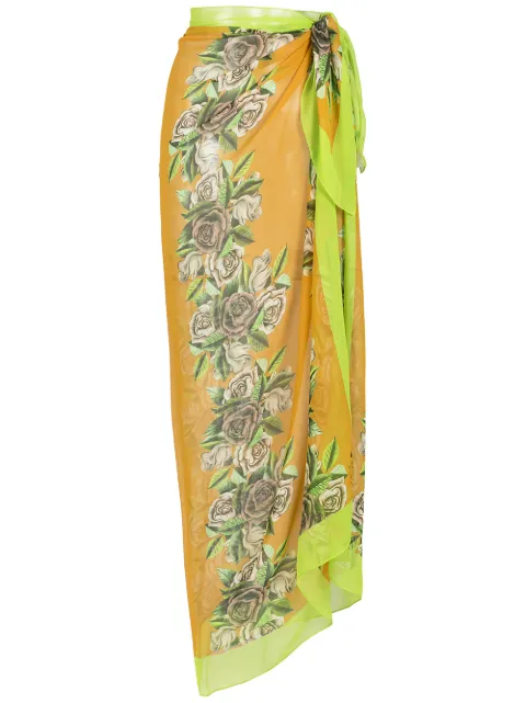 Amir Slama printed beach skirt