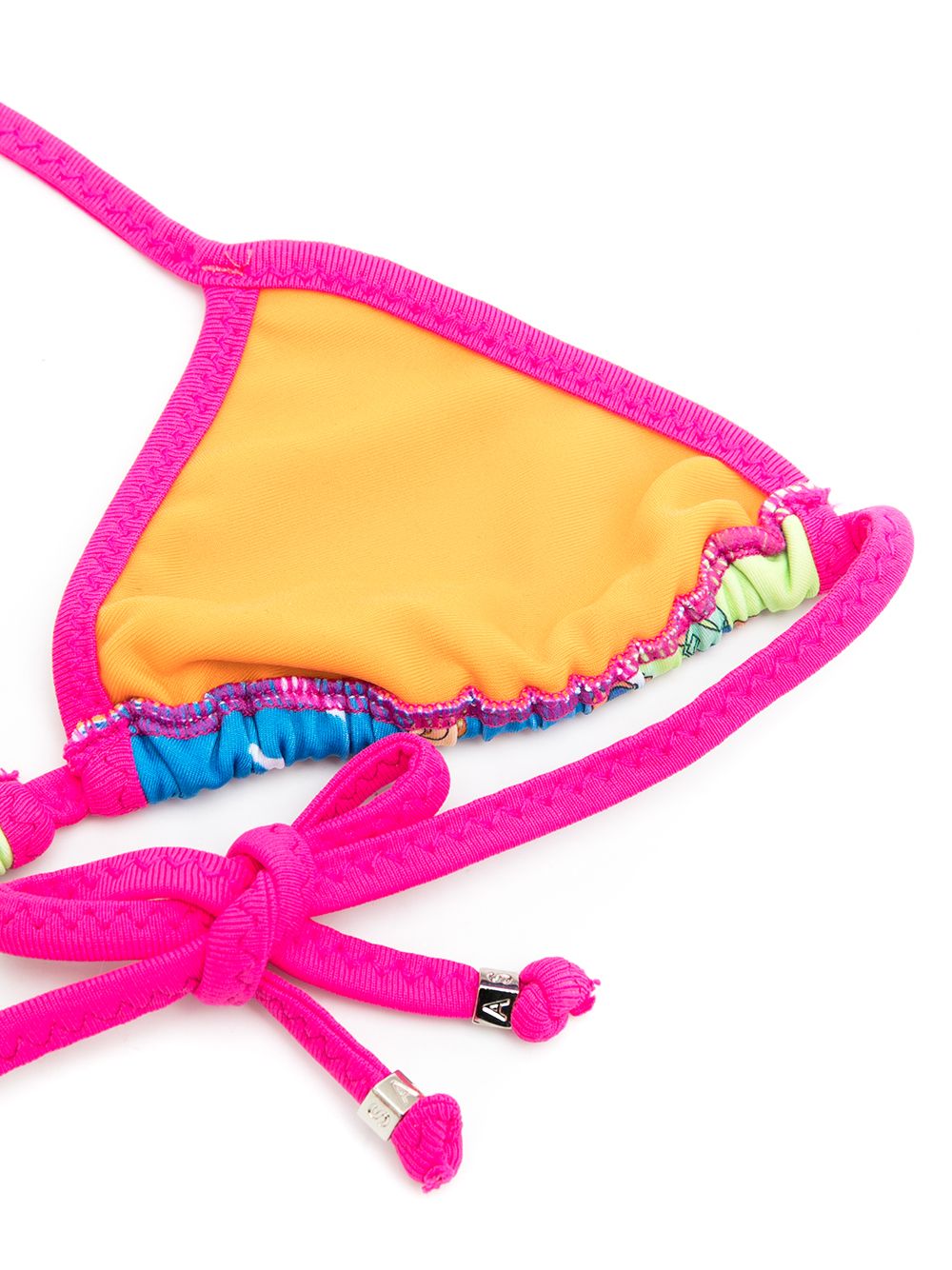 Shop Amir Slama Printed  + Chocolix Bikini Set In 粉色