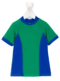 Amir Slama panelled swimming T-shirt - Green