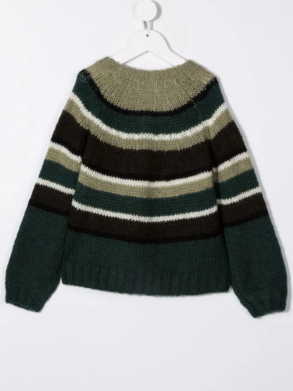 Image 2 of Molo striped alpaca wool-blend cardigan