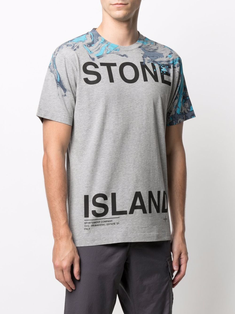 фото Stone island футболка с логотипом