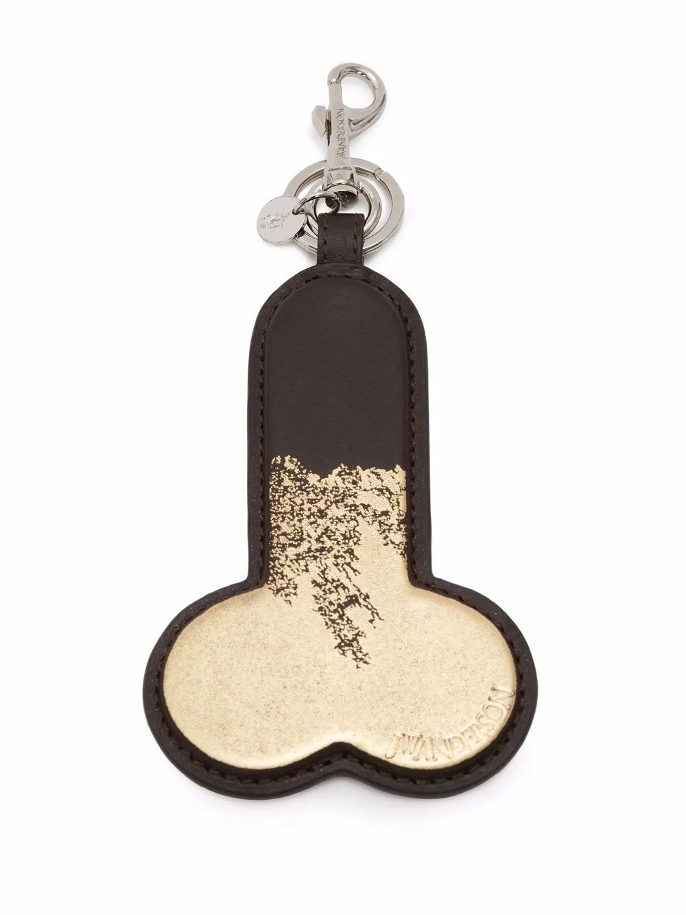 Image 1 of JW Anderson logo-embossed keyring