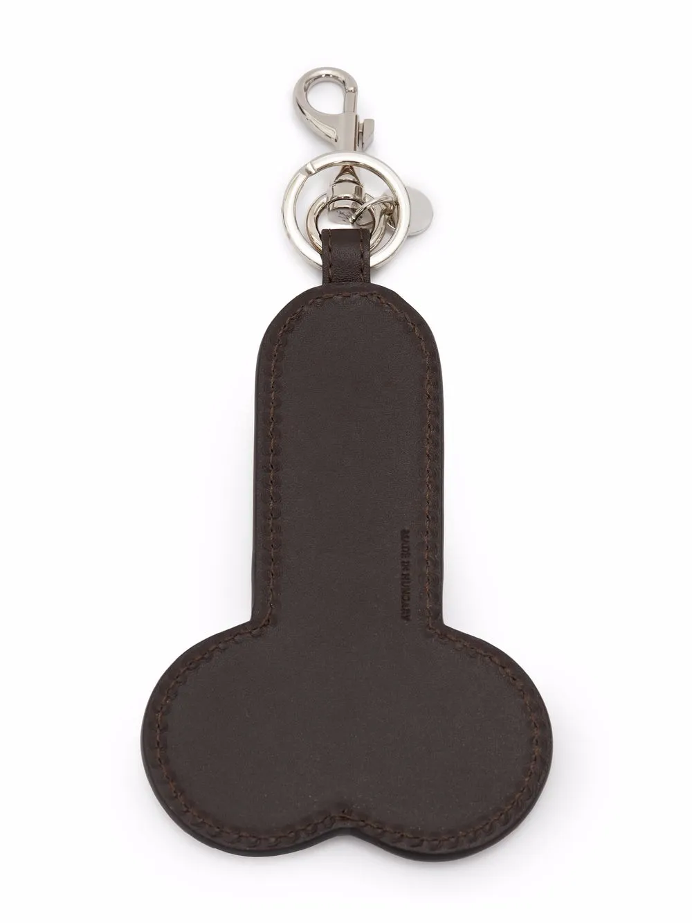 Image 2 of JW Anderson logo-embossed keyring