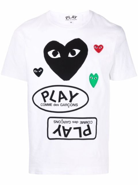 Comme Des Garçons Play heart logo-print T-shirt