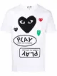 Image 1 of Comme Des Garçons Play heart logo-print T-shirt