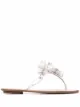 Imagem 1 de Aquazzura Sandália Bougainvillaea com aplicação floral