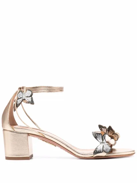 Aquazzura Papillon 50mm sandals PPLMIDS0NPLSOG - 0