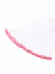 Image 2 of Little Bear purl-knit contrast-trim beanie