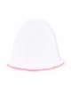 Image 1 of Little Bear purl-knit contrast-trim beanie