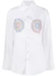 Image 1 of CHRISTOPHER JOHN ROGERS rhinestone-embellished cotton shirt