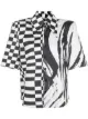 Image 1 of CHRISTOPHER JOHN ROGERS cotton shoulder-pad shirt