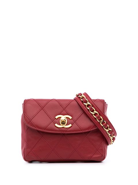 CHANEL Pre-Owned CC diamond-quilted belt bag