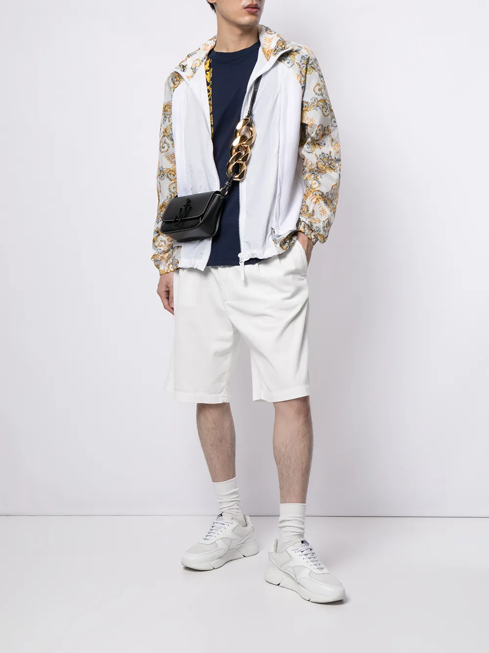 фото Versace jeans couture спортивная куртка с принтом baroque