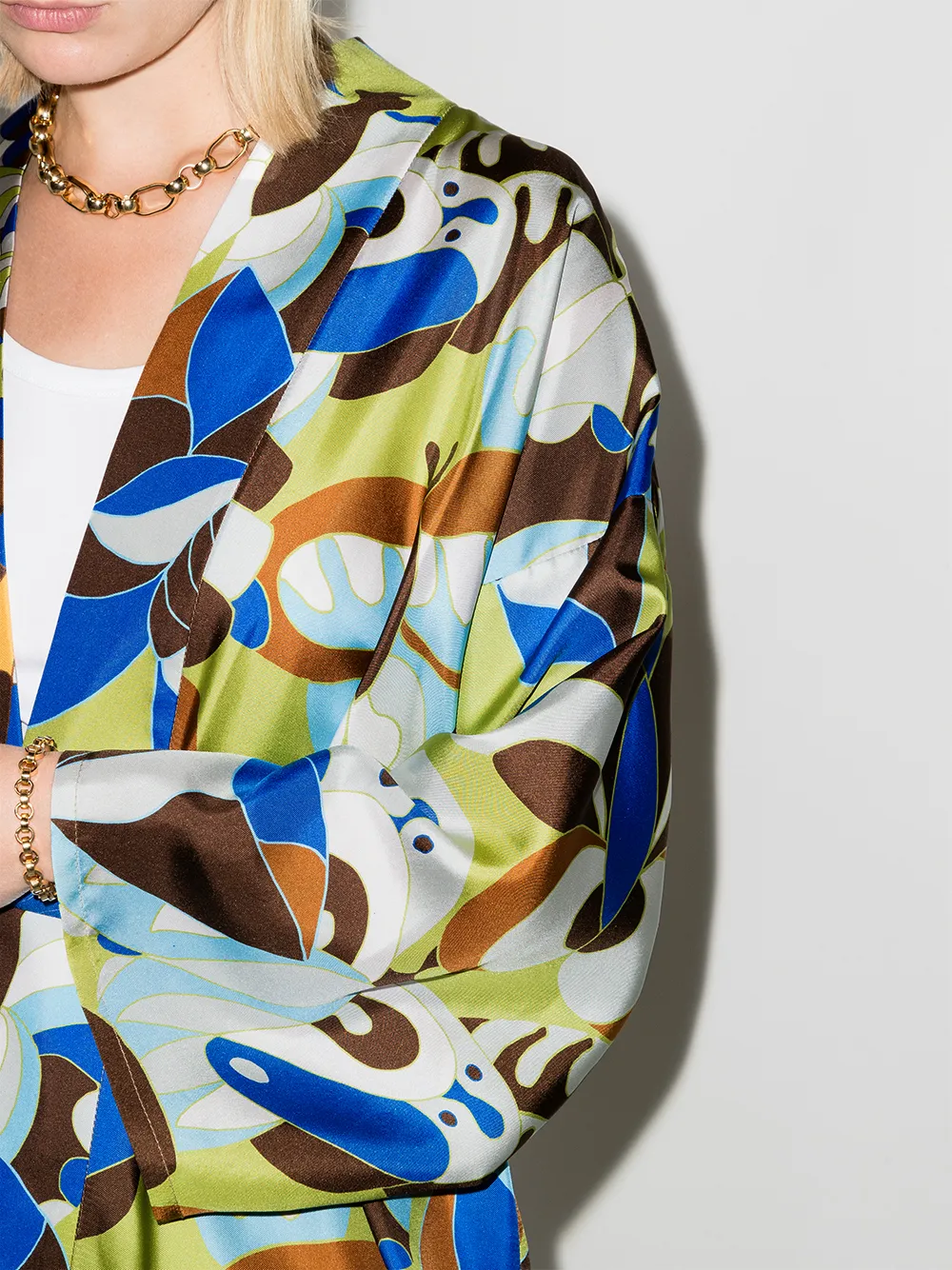 фото Rianna + nina халат с поясом и принтом