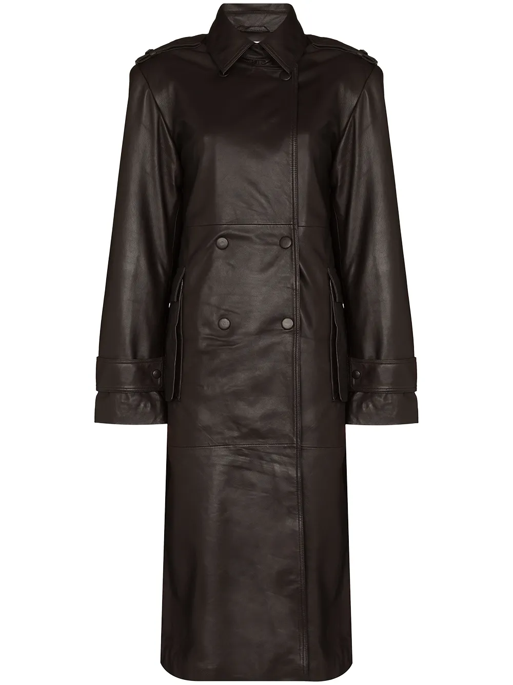 REMAIN кожаный тренч Pirene