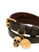 Alexander McQueen double wrap skull charm bracelet
