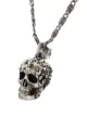Alexander McQueen Skull charm beaded double necklace