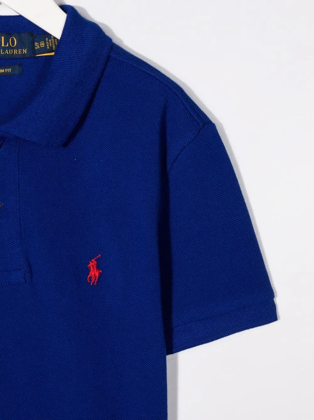 фото Ralph lauren kids рубашка поло с короткими рукавами и вышитым логотипом