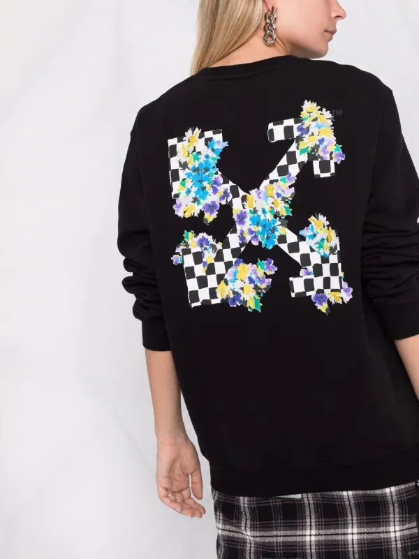 floral printed sweatshirt