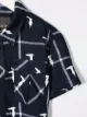 TRUSSARDI JUNIOR grid-pattern shirt