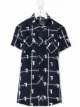 Image 1 of TRUSSARDI JUNIOR grid-pattern shirt