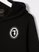 TRUSSARDI JUNIOR logo-print hoodie
