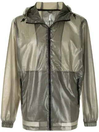 Rains lightweight hooded rain jacket 