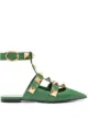 Image 1 of Valentino Garavani Roman Stud flat pumps