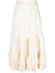 Image 1 of Ulla Johnson ruffled midi skirt