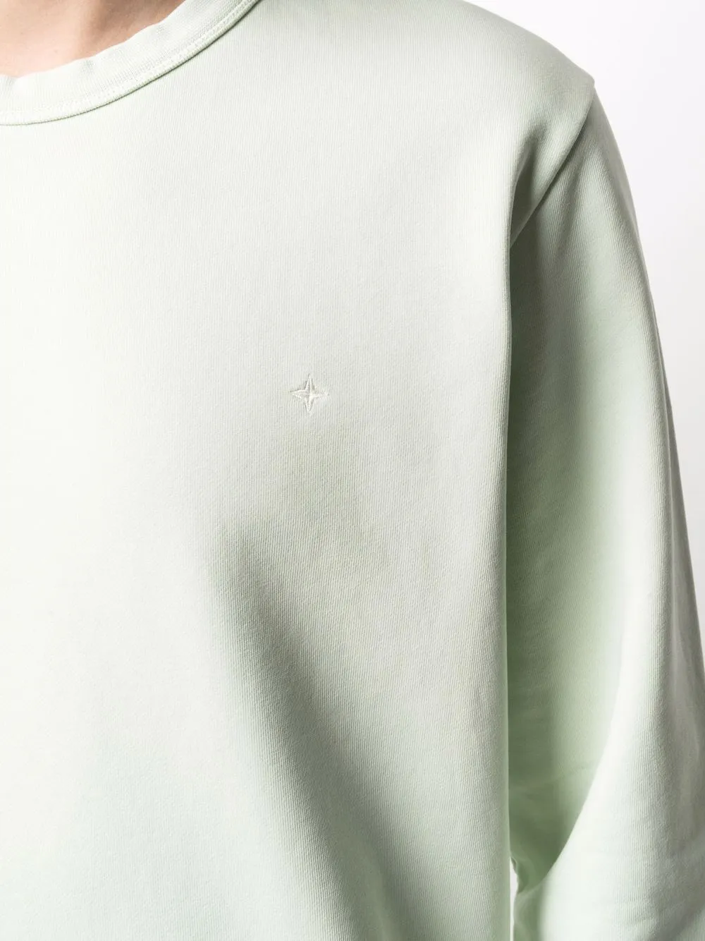 фото Stone island толстовка с круглым вырезом