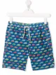 Image 1 of Mc2 Saint Barth Kids TEEN car-print swim shorts