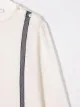 Violeta E Federico contrast-trim long-sleeve top