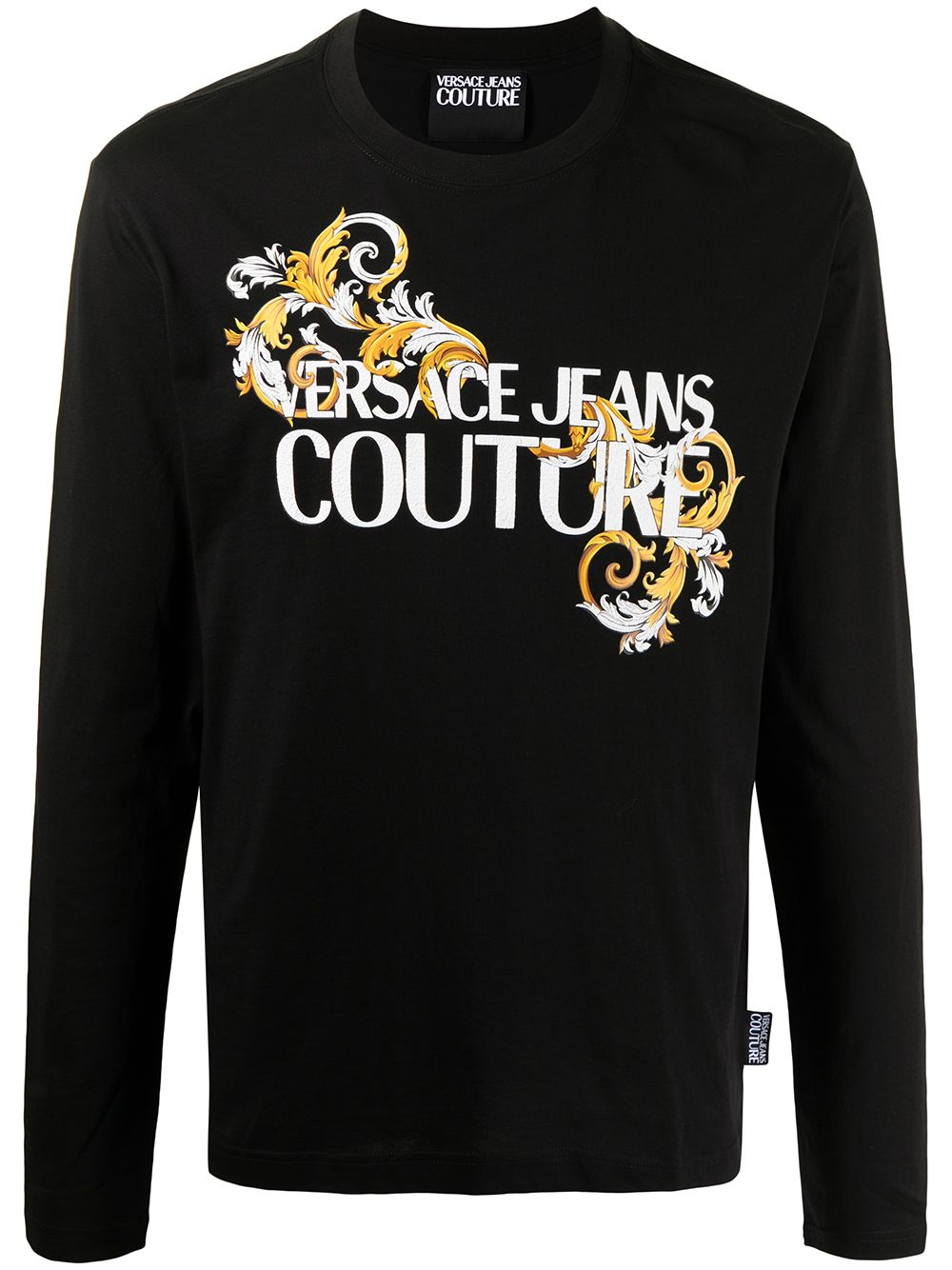 фото Versace jeans couture футболка с длинными рукавами и логотипом