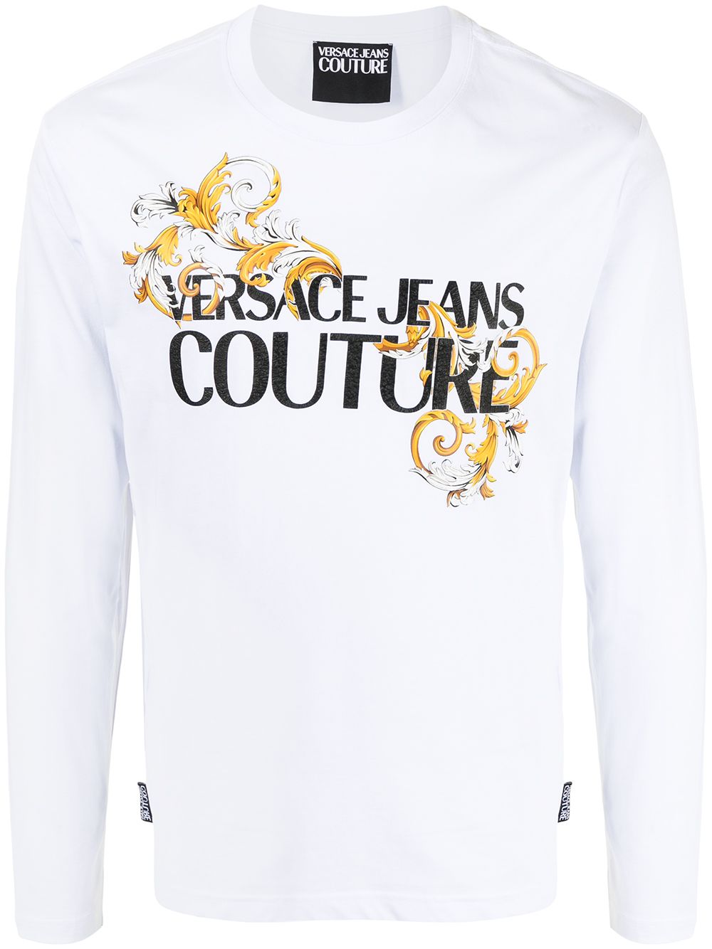 фото Versace jeans couture футболка с длинными рукавами и логотипом
