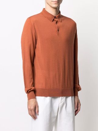 knitted wool polo shirt展示图