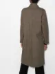 Lee Mathews Glen checked single-breasted coat