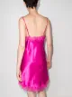 Sainted Sisters lace-trim silk nightdress