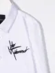 John Richmond Junior camisa con botones y logo bordado